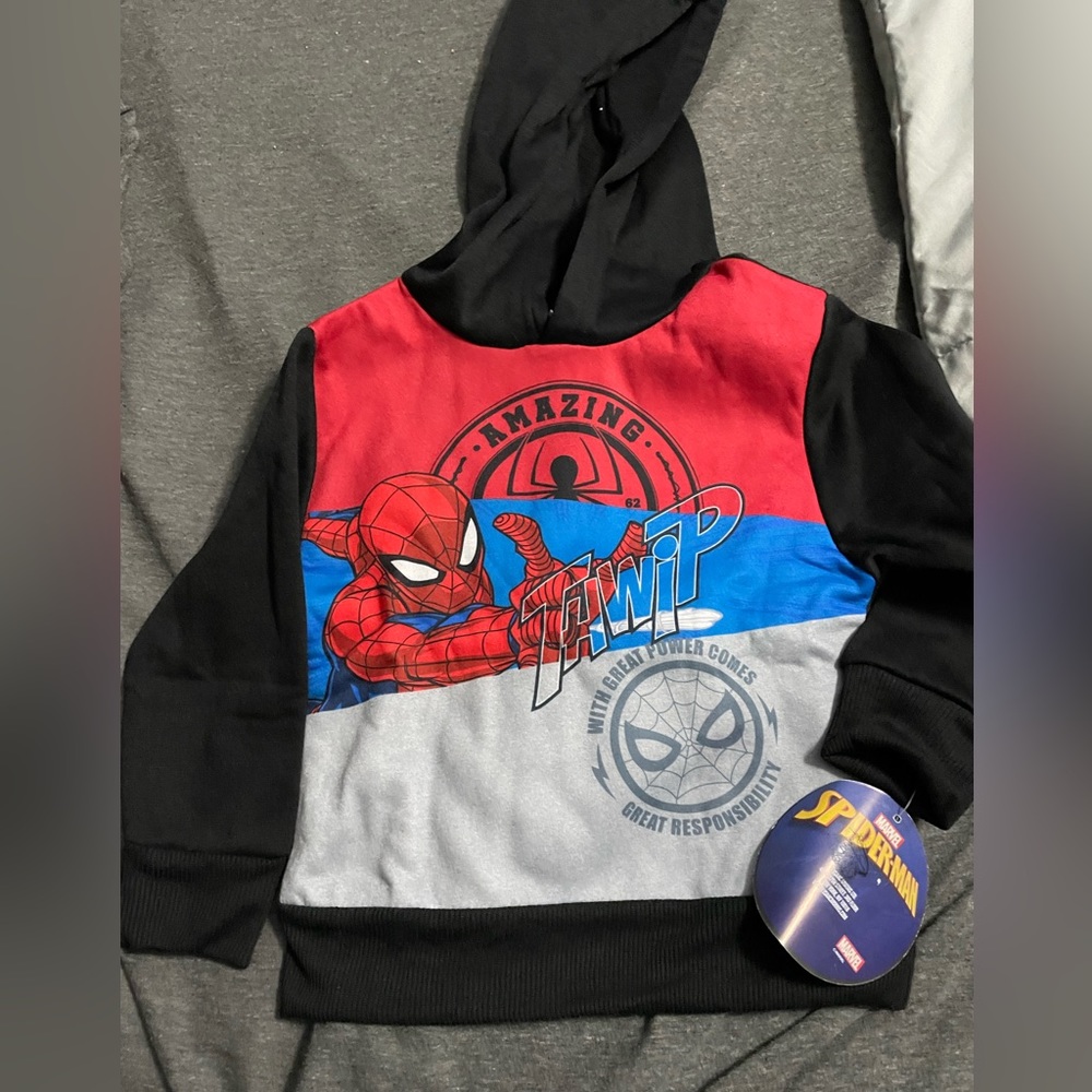 4t Spiderman sweatshirt